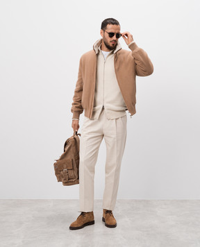 Cashmere&Whiskey Белый кардиган из кашемира MU7931307341PF