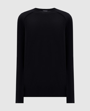Ann Demeulemeester Чорний светр Lemme з вовни та кашеміру B0010711FA147