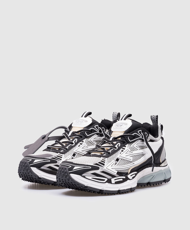 Off-White Черные кроссовки Be Right Back OWIA289C99FAB001 изображение 2