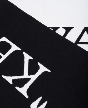 Off-White Двосторонній шарф Keep Warm з вовни OWMA068F24KNI001