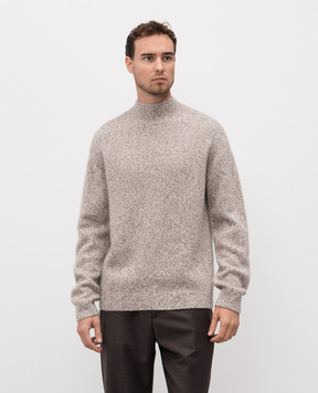 Brett Johnson Бежевий меланжевий светр з кашеміру FW25K18LPTWSCO