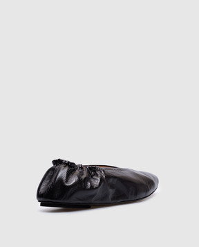 Marsell Черные кожаные балетки Strascico Ballerina MW8525P052