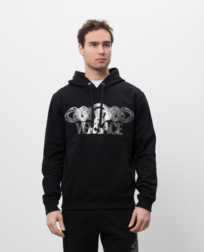 Versace Черные худи Medusa On Chain 10187941A13526