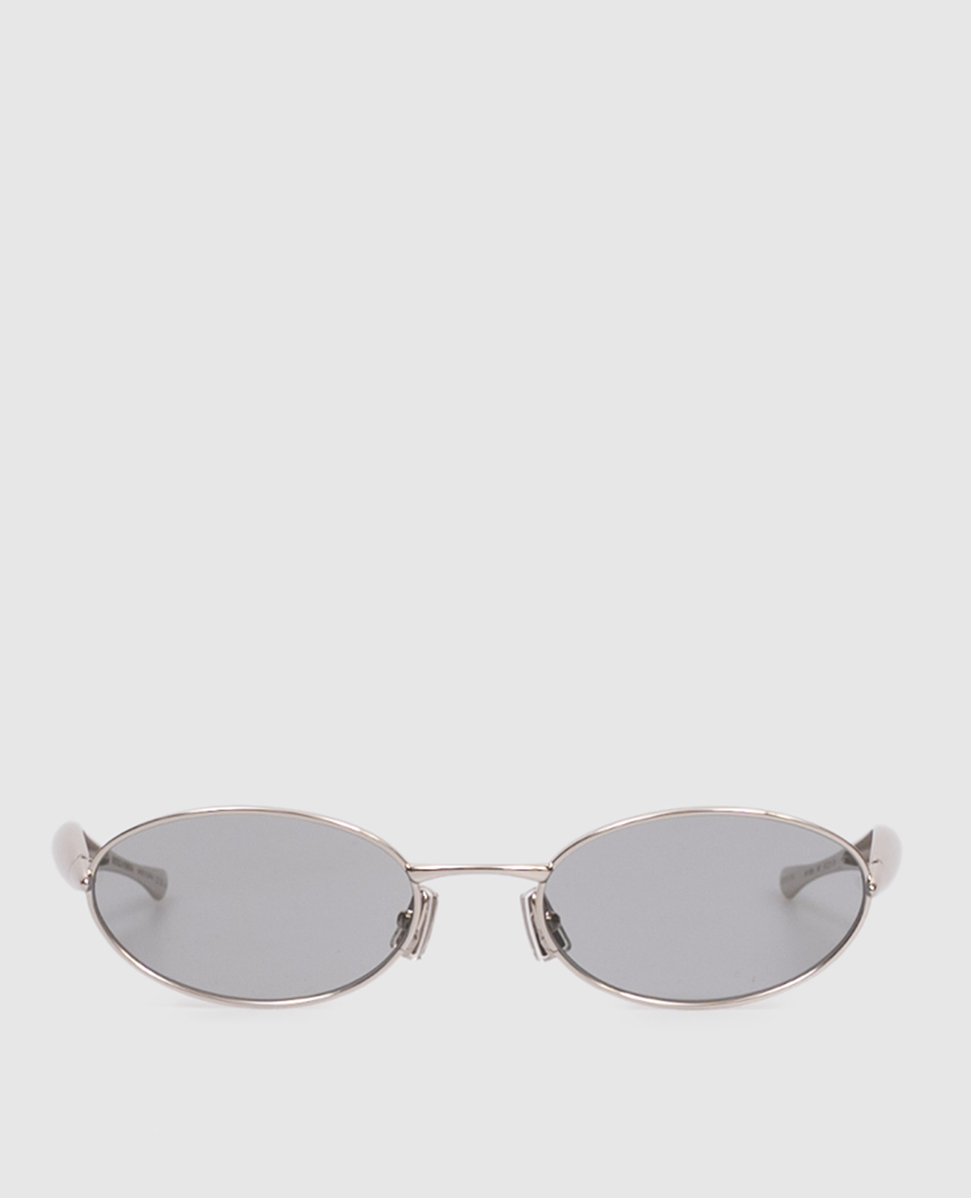 Серебристые очки Sardine Oval