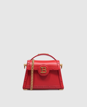 Balmain Червона шкіряна сумка B-Buzz Dynasty  DN0DA907LRHA