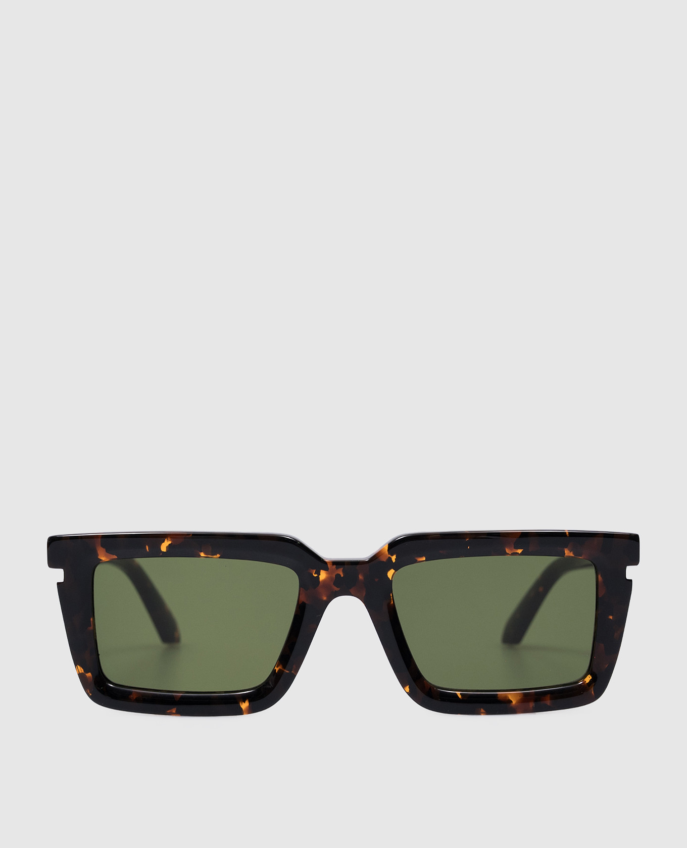 Коричневые солнцезащитные очки Tucson с эффектом черепахового панциря