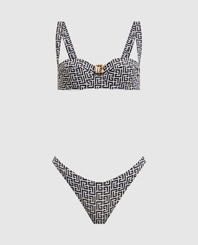 Balmain Купальник з принтом PB Labyrinth BKBC42200