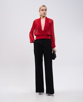 Philosophy di Lorenzo Serafini Черные брюки с отворотами A03070739