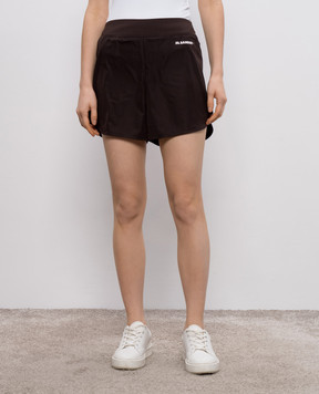 Jil Sander Коричневые шорты с логотипом J40KA0260JTN158