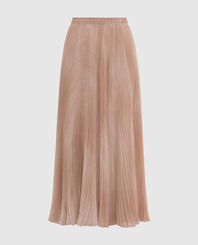 Ermanno Scervino Бежевая юбка гофре D462O725RWK