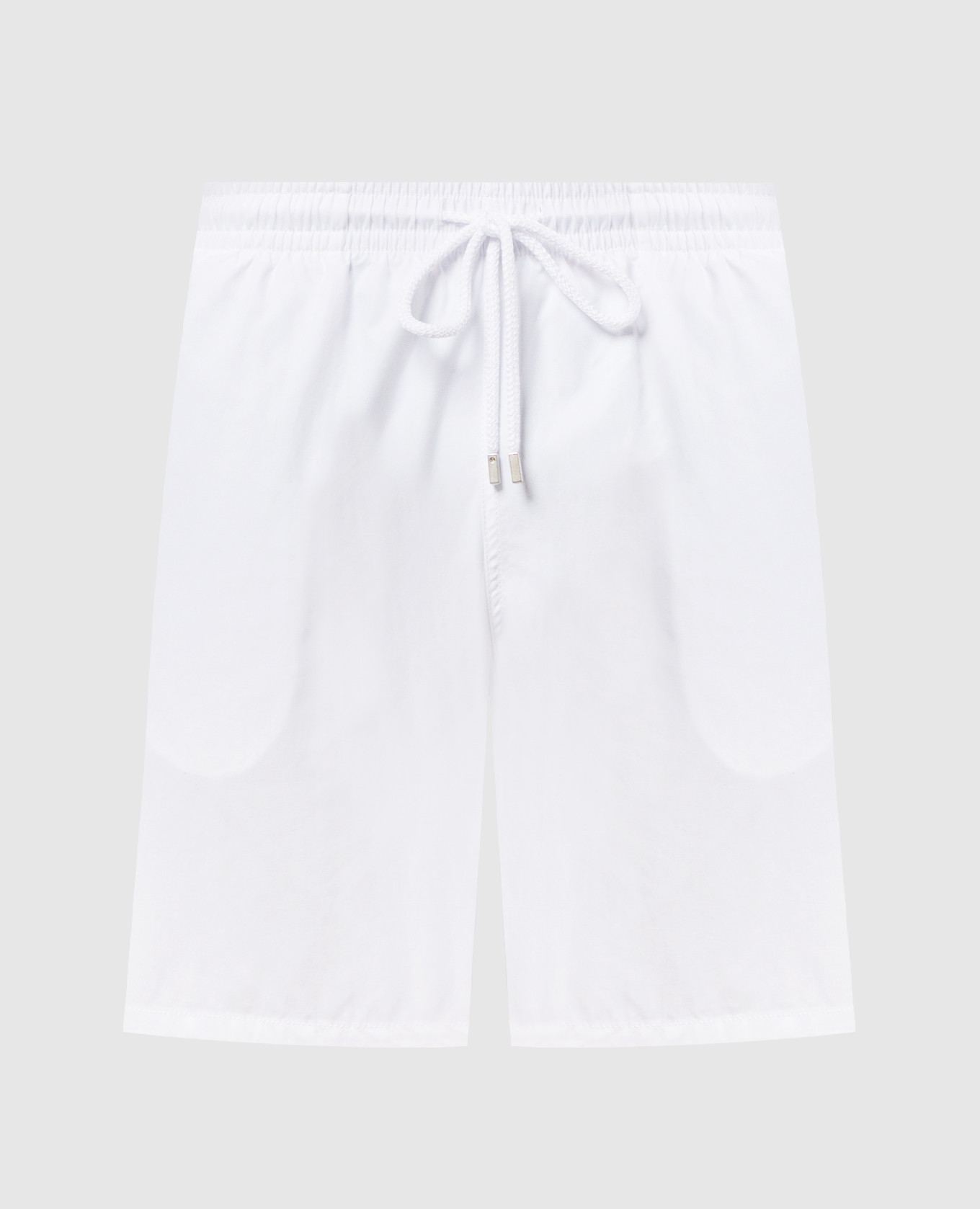 Moorea white logo patch swim shorts