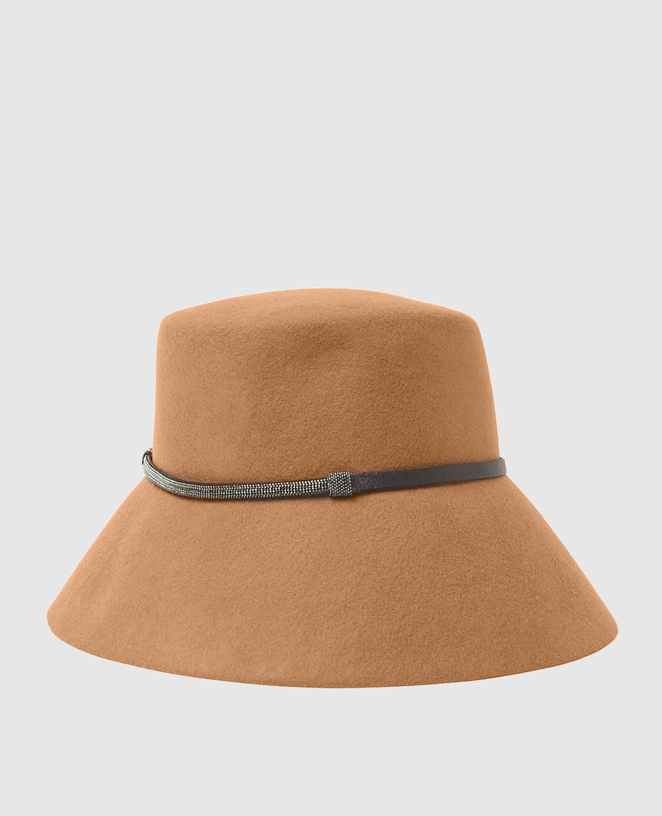 

Коричневый клош из шерсти, Шляпы