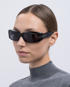 Tom Ford Чорні сонцезахисні окуляри Corey FT1064
