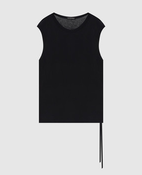 Ann Demeulemeester Черный топ Biba B0012843FA206