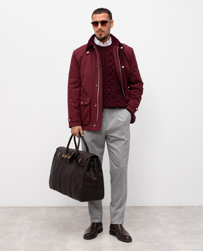 Brunello Cucinelli Бордова куртка MV4066340