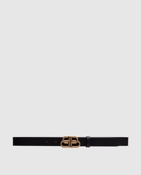 Balenciaga Черный кожаный ремень BB 5816901CH04