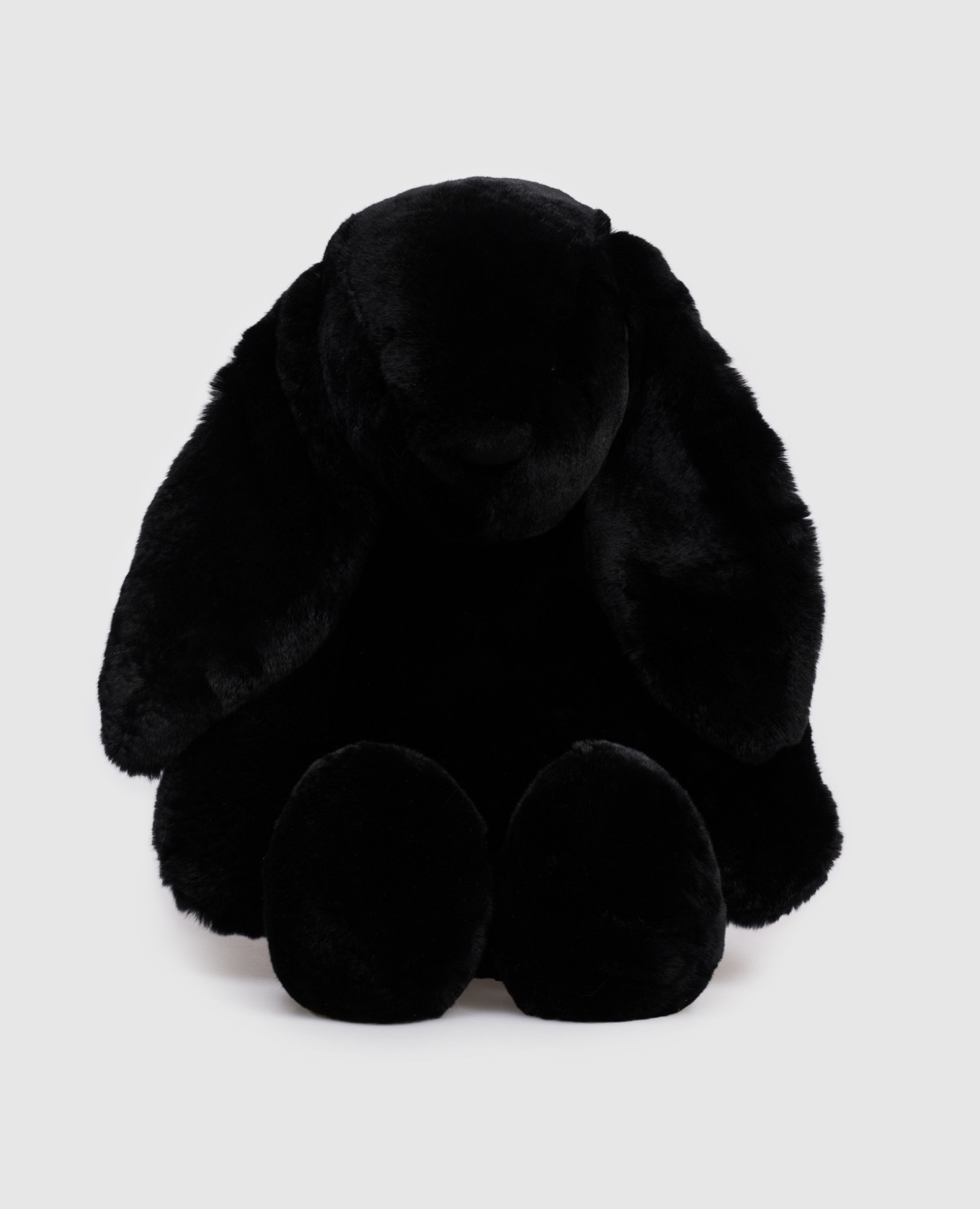 

Детский черный кролик из меха кролика, Игрушки