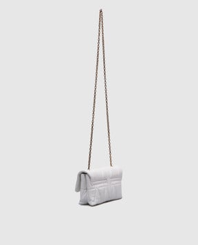 Versace Біла шкіряна сумка крос-боді Kleio 10177401A12975