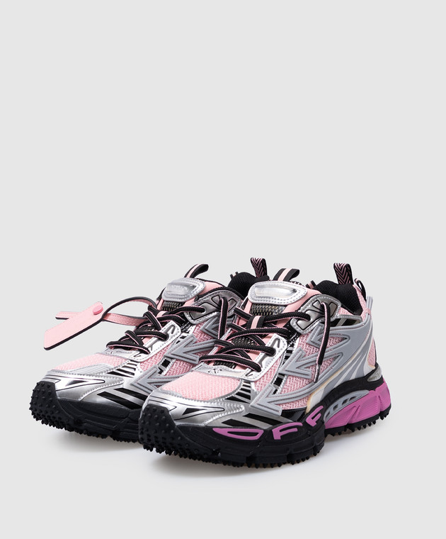 Off-White Розовые кроссовки Be Right Back OWIA289S25FAB001 изображение 2