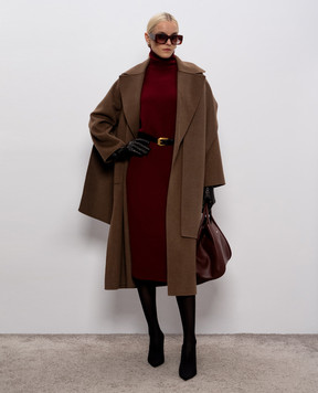 Max Mara Бордова сукня з кашеміру SUMMER