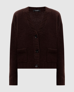 Max Mara Weekend Коричневий кардиган FILMATO з вовни FILMATO