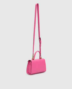 Versace Розовая кожаная сумка Medusa 10138241A10795