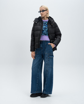 Twinset Сині джинси-карго з поясом 242TP2550