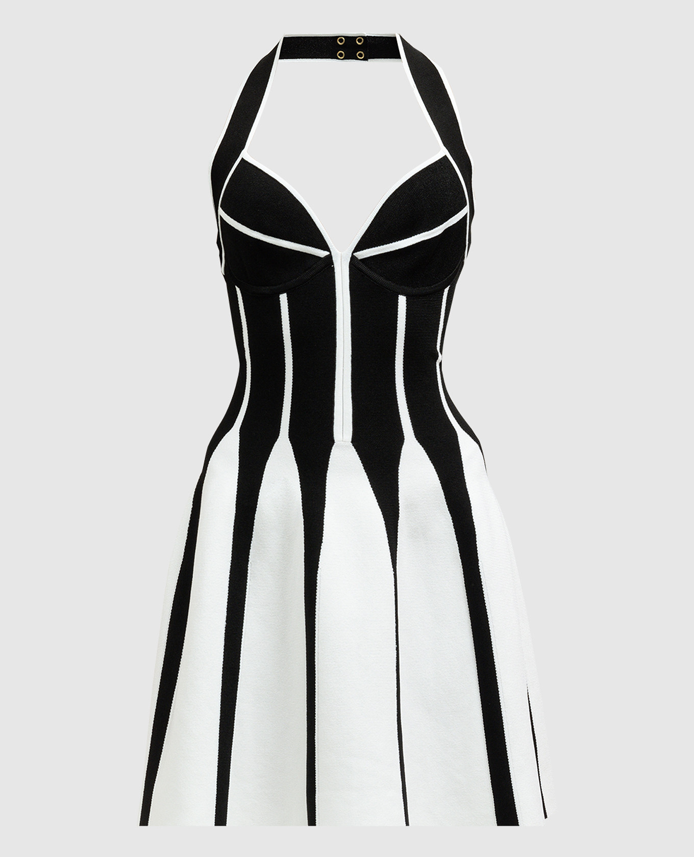 

Черное платье с брендовыми кнопками, Черный, Повседневные платья