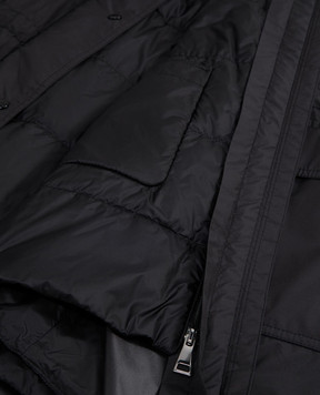 Moncler ENFANT Дитяча чорна куртка Ioudith зі знімним жилетом J29541C0000254A811214