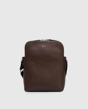 Bally Коричнева шкіряна сумка Capitol MAC06GVT710