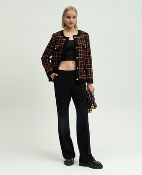 Jil Sander Черные брюки клеш J02KA0194J65140