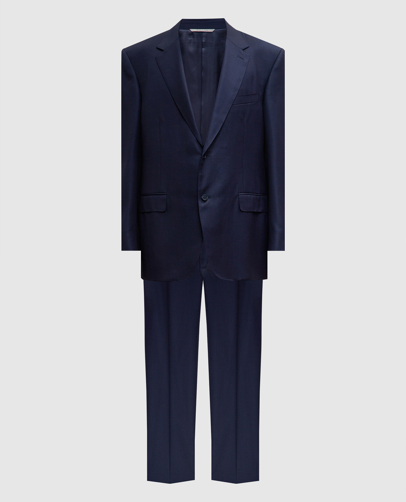 

Синий костюм из шерсти, Костюмы