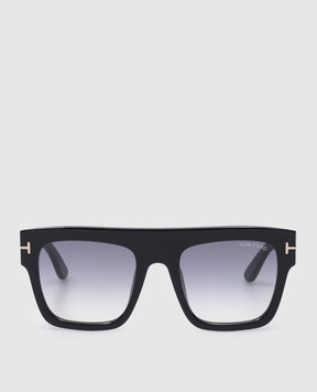 Tom Ford Черные очки DUNNING с логотипом. FT0847
