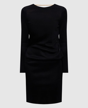 Tom Ford Чорна сукня міні з відкритою спиною ACK574YAX808