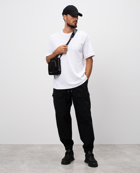 Helmut Lang Чорні джогери Zoot з логотипом O06HM205