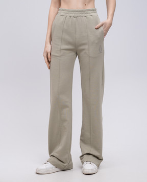 Dondup Зеленые спортивные брюки с логотипом DP737
KF0234DIT1