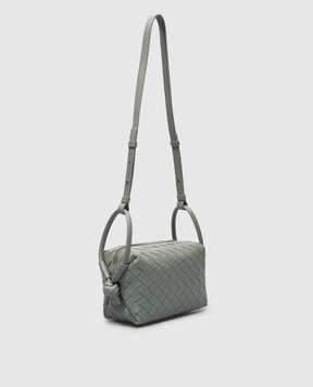Bottega Veneta Зелена шкіряна сумка з плетінням Intrecciato 796615V2HL1