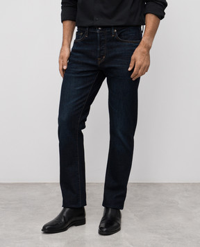 Tom Ford Сині джинси з ефектом потертості DPH001DMC073
