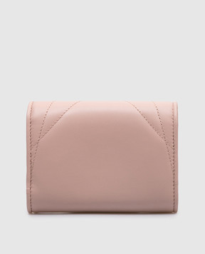 Dolce&Gabbana Розовый кожаный портмоне Devotion BI1269AV967