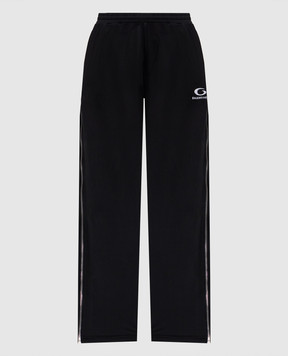 Balenciaga Чорні спортивні штани Loop Sports Icon 837515TSVX2