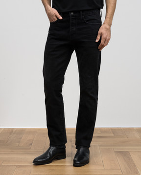 Tom Ford Чорні джинси з патчем логотипа DPH001DMC058S25