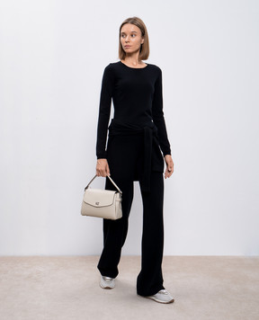 Allude Черный джемпер из кашемира 24511101