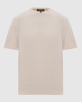Loro Piana Бежева футболка FAO9909