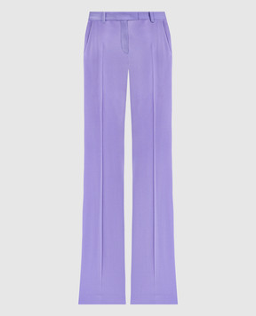 Michael Kors Фиолетовые брюки клеш Haylee из шерсти DPA7390004