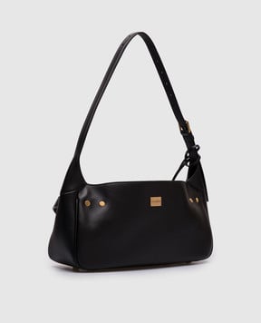 Balenciaga Черная кожаная сумка-багет Bel Air 8106802ABAV