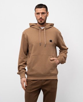 Dolce&Gabbana Коричневые худи с логотипом G9BGPTG7N7B