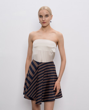 Brunello Cucinelli Бежевий топ із шовку M0C5937619