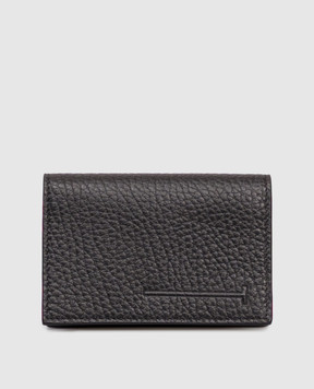 Tom Ford Чорна шкіряна візитниця з логотипом YH418LCL499S
