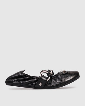 Balenciaga Чорні шкіряні балетки 828095WAD4Y