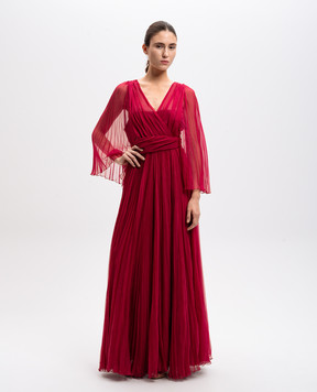 Christian Dior Рожева сукня максі із шовку 111L45A6602